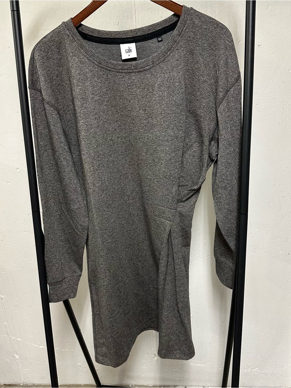 CAbi Gray Knit Long Sleeve Top 🛵